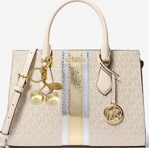 #079 Michael Kors Satchel in Rare Gold